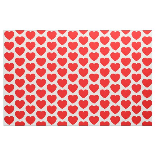 Red Hearts Stoff (Yard (91,4 cm))