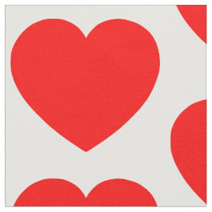 Red Hearts Stoff