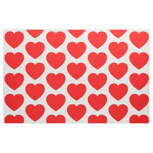 Red Hearts Stoff (Fat Quarter (45,7 x 55,9 cm))