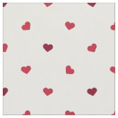Red Hearts Stoff (Nahaufnahme)