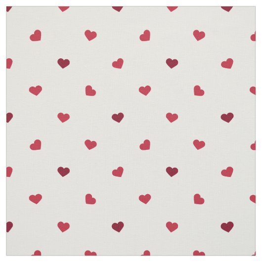 Red Hearts Stoff (Muster)