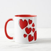 Red Hearts Tasse (Links)