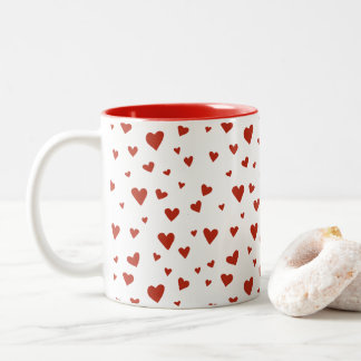 Red Hearts Tasse
