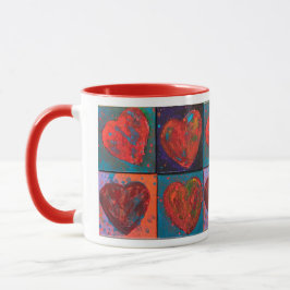 "Red Hearts" Tasse Getränke