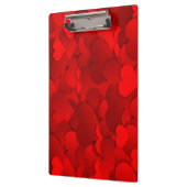 Red Hearts Texture Klemmbrett (Links)