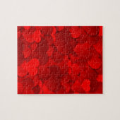Red Hearts Texture Puzzle (Horizontal)