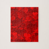 Red Hearts Texture Puzzle (Vertikal)