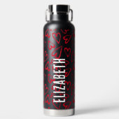 Red Hearts Trinkflasche (Vorderseite)