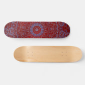 Red Hearts und Blue Lace Skateboard (Horizontal)