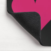 Red Hearts Valentine Custom Mousepad (Ecke)
