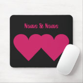 Red Hearts Valentine Custom Mousepad (Mit Mouse)