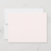 Red Hearts Valentine’s Day Note Card Einladung (Rückseite)