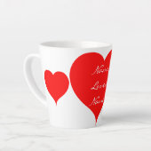 Red Hearts Valentine Thunder_Cove Milchtasse (Linke Ecke)