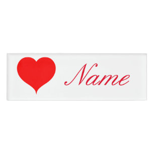 Red Hearts Valentine Thunder_Cove Namenschild