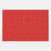 Red Hearts Wrapping Paper  Geschenkpapier Set (Vorderseite 2)