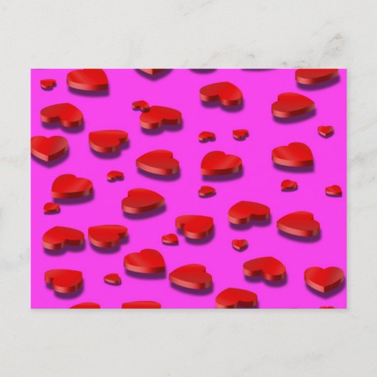 Red Heats 3D Postkarte (Vorderseite)