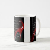 Red Heel Notebooks sind wie Schuhe, die Kaffee-Tas Kaffeetasse (VorderseiteRechts)