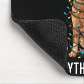 Red Heeler Christmas I'm Fine Everything Is Fine  Mousepad (Ecke)