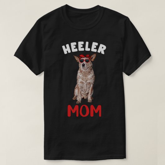 Red Heeler Mama Mama Australian Cattle Dog Lover O T-Shirt (Design vorne)