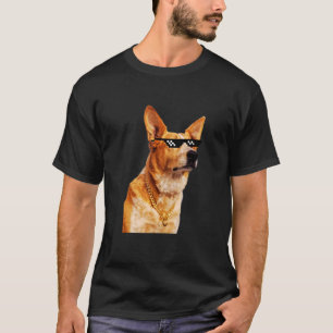 Red Heeler w Attitude Cattle Dog Heeler Apparel T-Shirt