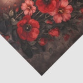 Red Heels and Poppies Decoupage Seidenpapier (Ausschnitt)