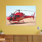 Red Helicopter Leinwanddruck (Insitu (Wohnzimmer))