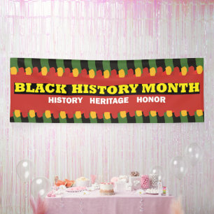 Red Heritage Banner - Schwarze Geschichte Monat