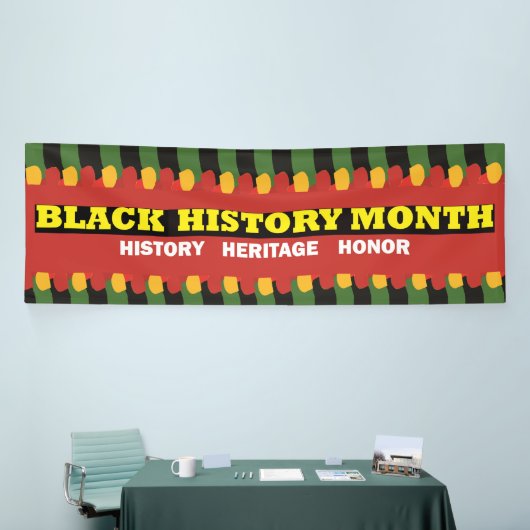 Red Heritage Banner - Schwarze Geschichte Monat (Messeveranstaltung)