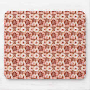 Red Hexagon Muster Mousepad