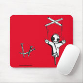 Red Hexe-Puppen-Maus-Pad Mousepad (Mit Mouse)