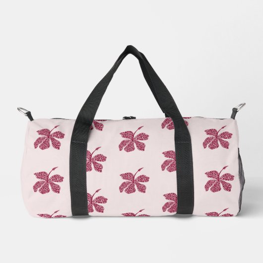 Red Hibiscus Floral Pattern  Duffle Bag (Vorderseite)