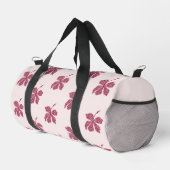 Red Hibiscus Floral Pattern  Duffle Bag (Rechte Ecke)