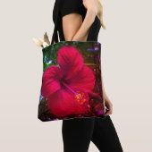 "Red Hibiscus" Tote Bag Tasche (Von Nahem)