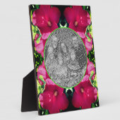 Red Hibisken Blume Foto hinzufügen Fotoplatte (Seite)