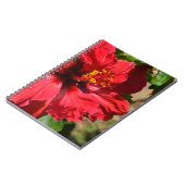 Red Hibisken Notebook Notizblock (Linke Seite)