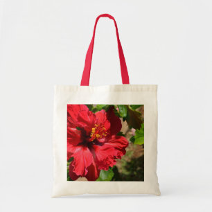 Red Hibiskus Bag Tragetasche