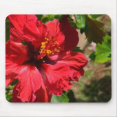 Red Hibiskus Mouse Pad Mousepad (Vorne)