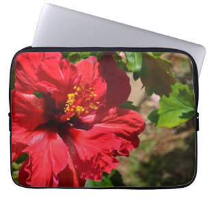 Red Hibiskus Notebook-PC-Sieb Laptopschutzhülle