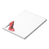 Red High Heel Notizblock (Rotiert)