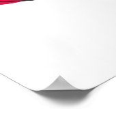 Red High Heel Shoel Line Poster (Ecke)