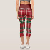 Red High Waisted Capris (Rückseite)