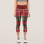 Red High Waisted Capris (Vorderseite)