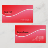 Red Hill Visitenkarte (Vorne/Hinten)