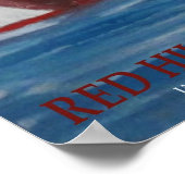 RED HILLS OF ICEBERG POSTER (Ecke)
