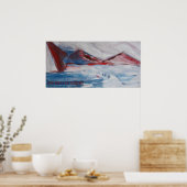 RED HILLS OF ICEBERG POSTER (Küche)