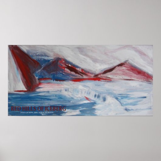 RED HILLS OF ICEBERG POSTER (Vorne)
