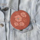 Red Hippie Abstrakte Blume Power Button (Beispiel)
