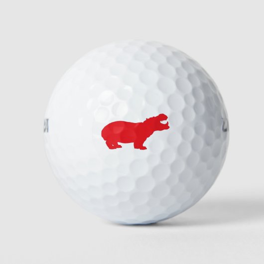 Red-Hippo Golfball (Vorderseite)