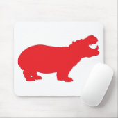 Red-Hippo Mousepad (Mit Mouse)