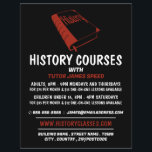 Red History Book, History Coursing Advertising Flyer<br><div class="desc">Red History Book,  History Course Werbung Flyer durch den Business Card Store.</div>